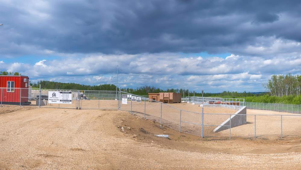 The Completed Solid Waste Transfer Station